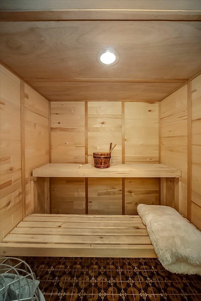 523 Leawood Dr, Frankfort, KY 40601 - sauna / steam room with wood walls
