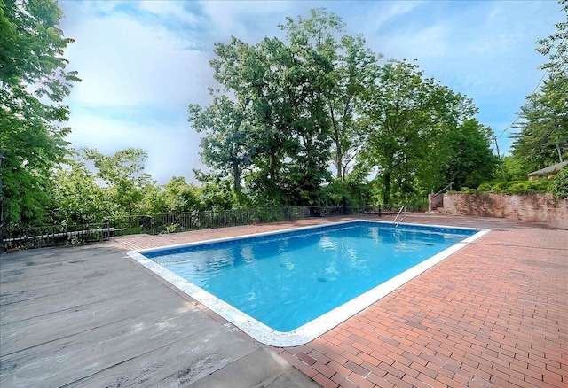 523 Leawood Dr, Frankfort, KY 40601 - view of swimming pool with a wooden deck