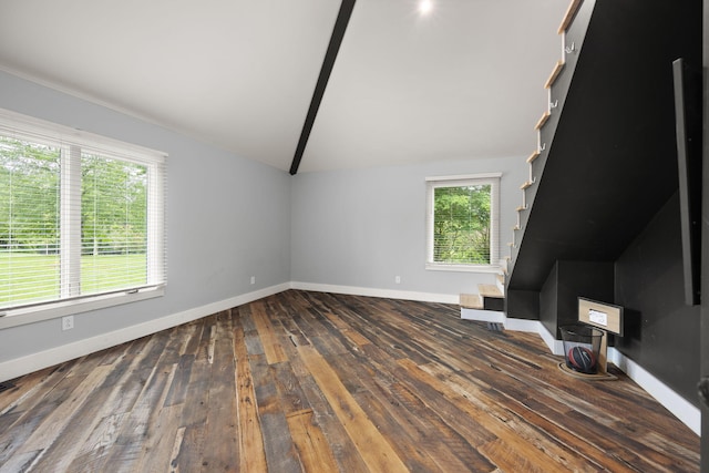 104 Barkley Ests, Nicholasville, KY 40356 - bonus room with wood-type flooring, baseboards, lofted ceiling, and stairway