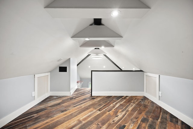 104 Barkley Ests, Nicholasville, KY 40356 - bonus room featuring vaulted ceiling, wood finished floors, baseboards, and a ceiling fan