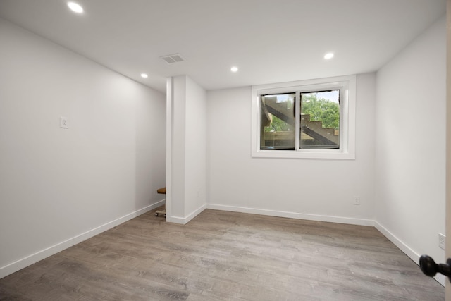 104 Barkley Ests, Nicholasville, KY 40356 - empty room featuring wood finished floors, recessed lighting, and baseboards