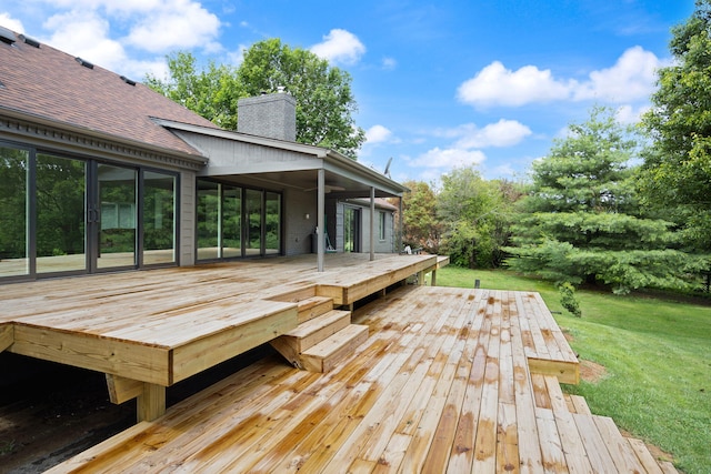 104 Barkley Ests, Nicholasville, KY 40356 - deck with a lawn