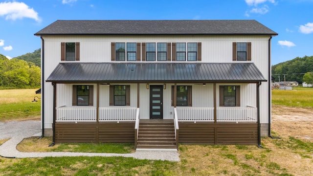 138 Hickory Grove Ln, Stanton, KY 40380 - view of front of house with a porch and a metal roof