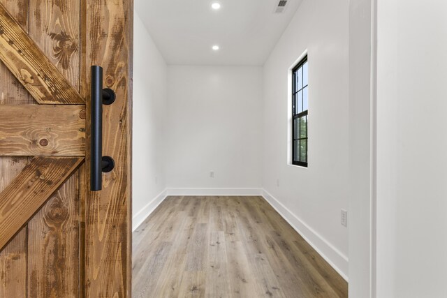 138 Hickory Grove Ln, Stanton, KY 40380 - unfurnished room with wood finished floors and recessed lighting