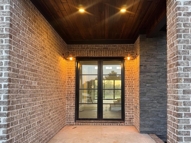 3852 Silver Charm Ln, Lexington, KY 40509 - property entrance with brick siding and french doors
