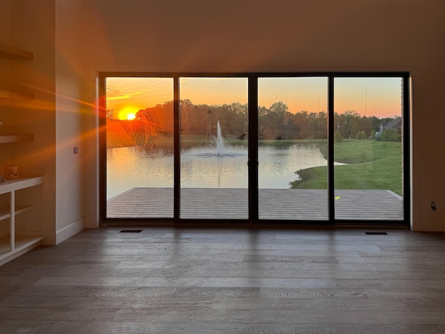 3852 Silver Charm Ln, Lexington, KY 40509 - doorway to outside featuring wood finished floors
