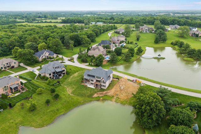 3852 Silver Charm Ln, Lexington, KY 40509 - aerial view of residential area with a large body of water