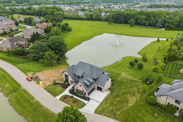 3852 Silver Charm Ln, Lexington, KY 40509 - aerial perspective of suburban area featuring a large body of water