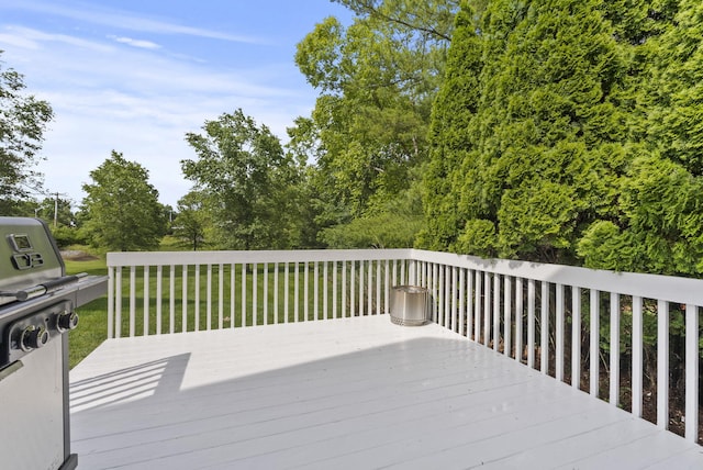 1217 Wyndham Hills Dr, Lexington, KY 40514 - wooden terrace featuring grilling area