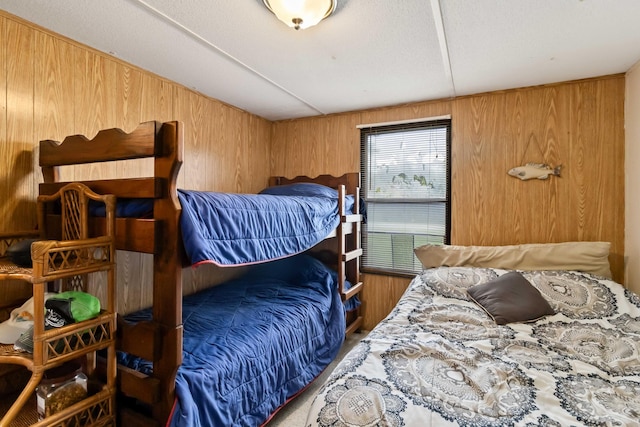 14 Scarlets Way, Bronston, KY 42518 - bedroom featuring wood walls and carpet floors