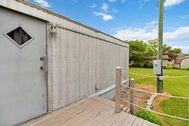 14 Scarlets Way, Bronston, KY 42518 - wooden terrace with a yard