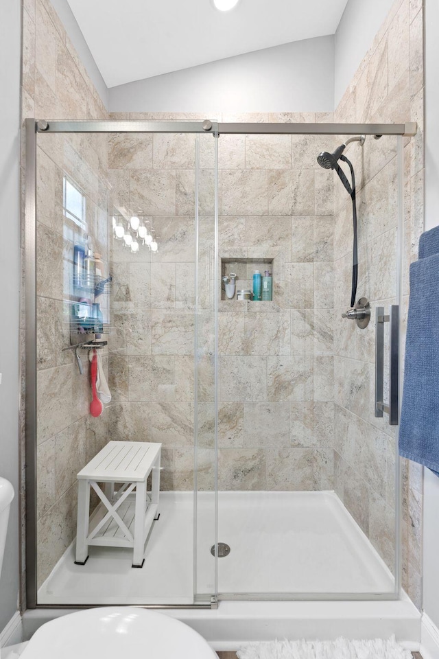 116 Hackberry Ct, Frankfort, KY 40601 - full bathroom featuring a stall shower and toilet