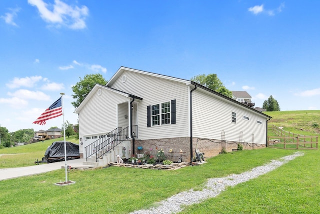 116 Hackberry Ct, Frankfort, KY 40601 - ranch-style house with concrete driveway, an attached garage, and brick siding