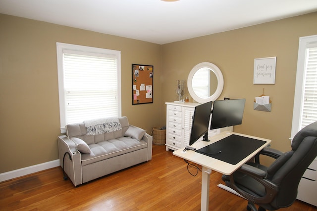 937 Mason Headley Rd, Lexington, KY 40504 - office area featuring light wood finished floors and baseboards