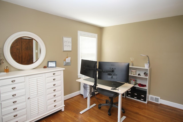 937 Mason Headley Rd, Lexington, KY 40504 - office area featuring wood finished floors and baseboards