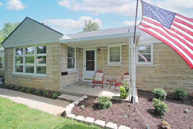 937 Mason Headley Rd, Lexington, KY 40504 - view of front facade featuring stone siding and a shingled roof