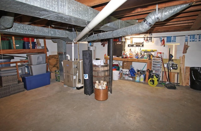 937 Mason Headley Rd, Lexington, KY 40504 - unfinished basement featuring heating unit