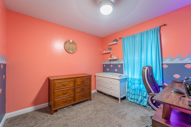 140 Central Park Ave, Berea, KY 40403 - office area with carpet and baseboards