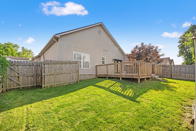106 Byakoa Ln, Georgetown, KY 40324 - rear view of property with a deck