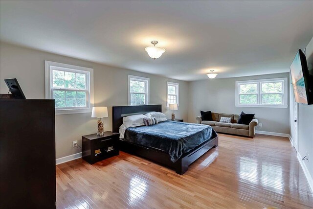 235 Westover Rd, Frankfort, KY 40601 - bedroom with light wood-type flooring and baseboards