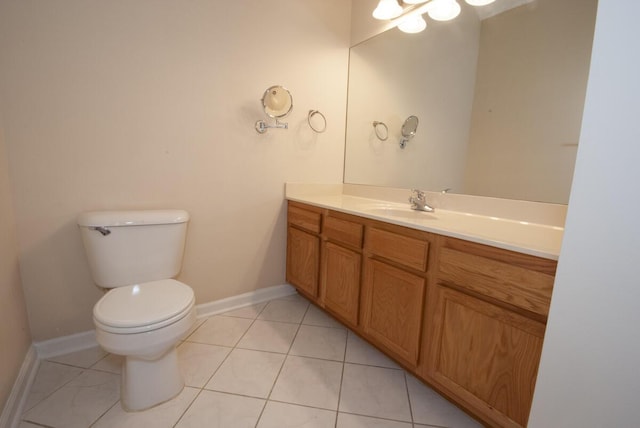 102 Academy Dr, Wilmore, KY 40390 - bathroom featuring toilet, vanity, baseboards, and tile patterned floors