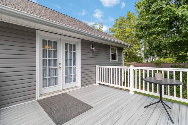 913 W 8th St, Corbin, KY 40701 - deck with french doors