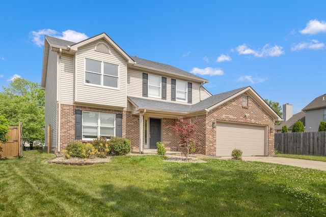 1109 Seville Ct, Lexington, KY 40515 - view of front of property featuring brick siding, an attached garage, and driveway