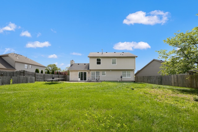 1109 Seville Ct, Lexington, KY 40515 - rear view of property featuring a patio and a chimney