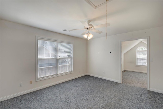 3373 Malone Dr, Lexington, KY 40513 - carpeted spare room with attic access and baseboards