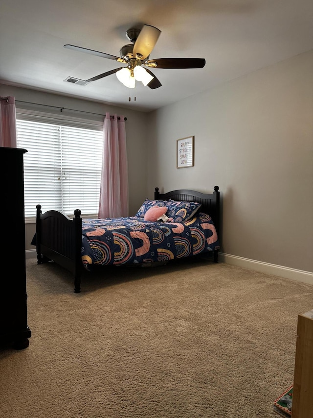 203 Whitman Way, Georgetown, KY 40324 - bedroom with carpet floors, baseboards, and ceiling fan