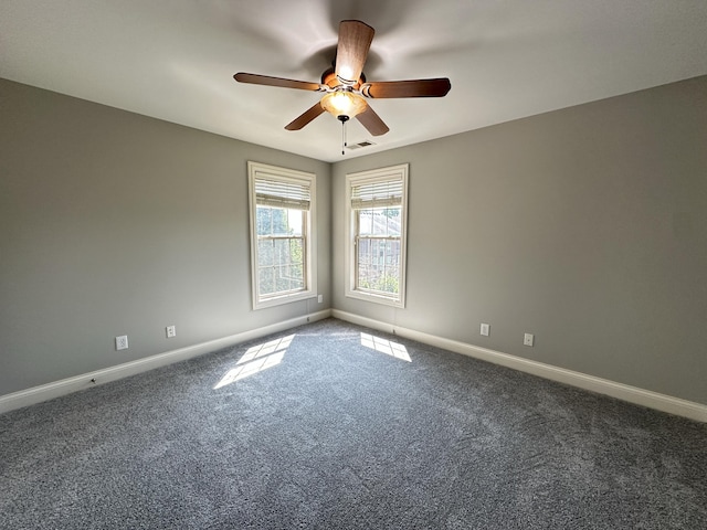 3217 Malone Dr, Lexington, KY 40513 - spare room with baseboards, carpet, and a ceiling fan