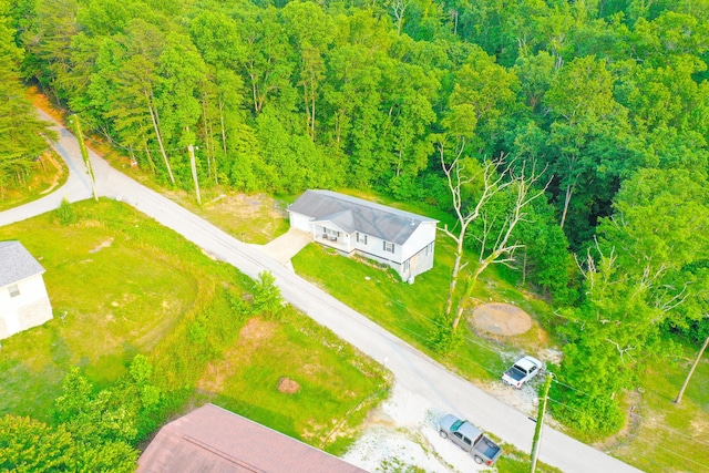 15 April Ln, Corbin, KY 40701 - aerial view of property and surrounding area with a forest