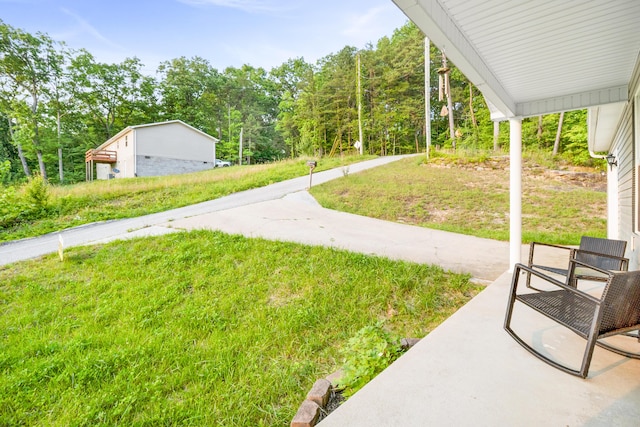 15 April Ln, Corbin, KY 40701 - view of grassy yard featuring covered porch