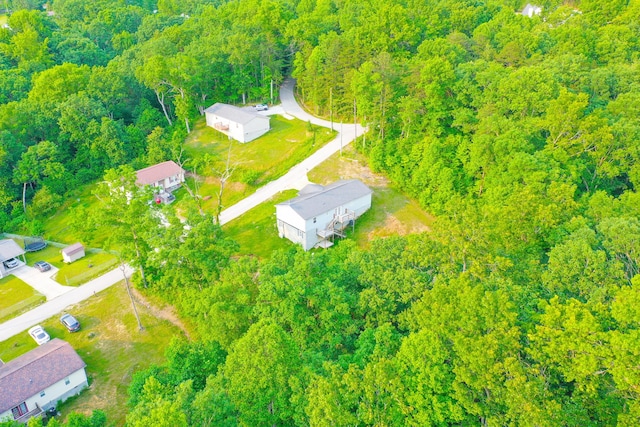15 April Ln, Corbin, KY 40701 - aerial view of a heavily wooded area