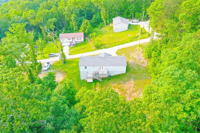 15 April Ln, Corbin, KY 40701 - view from above of property with a forest