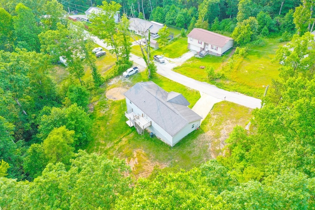 15 April Ln, Corbin, KY 40701 - view from above of property featuring a heavily wooded area