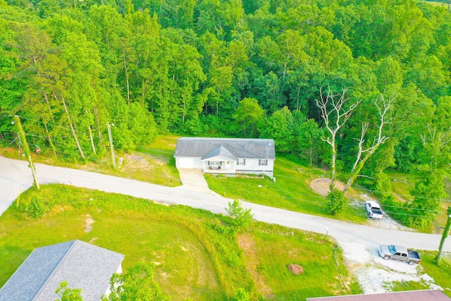 15 April Ln, Corbin, KY 40701 - view from above of property with a forest