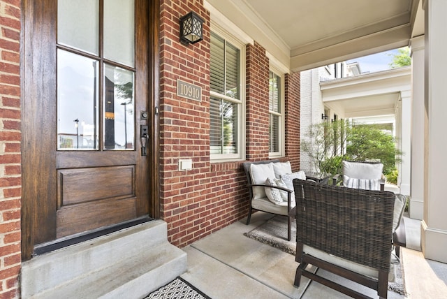 10910 Kings Crown Dr, Prospect, KY 40059 - entrance to property with brick siding and a porch