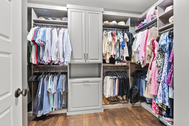 10910 Kings Crown Dr, Prospect, KY 40059 - spacious closet with wood finished floors