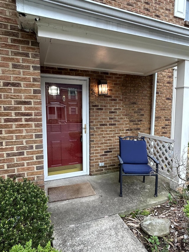 1125 Turkey Foot Rd Unit 3, Lexington, KY 40502 - entrance to property featuring brick siding and covered porch