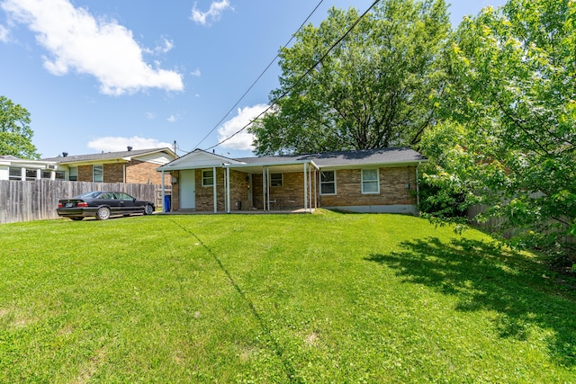 2812 Winter Park Dr, Lexington, KY 40517 - back of property featuring brick siding