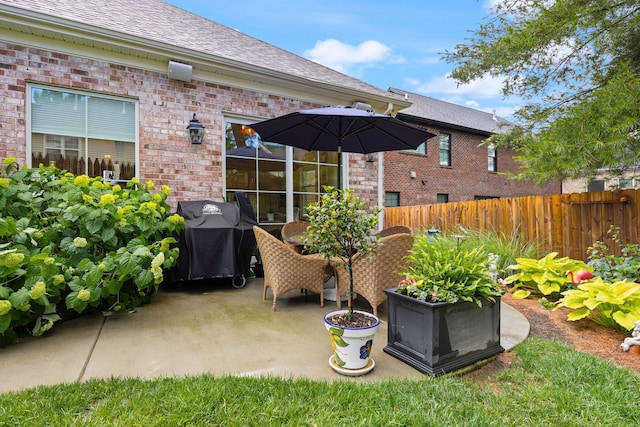 4291 Captains Ct, Lexington, KY 40513 - view of patio featuring grilling area
