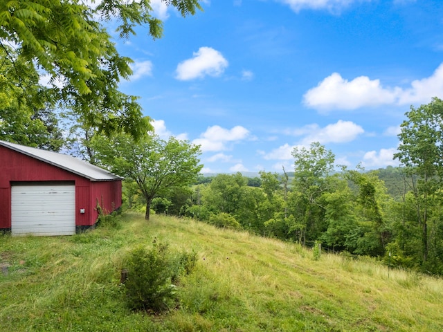 2125 High Reeves Spur 1, Richmond, KY 40475 - view of yard featuring an outbuilding and a forest view