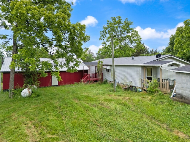 2125 High Reeves Spur 1, Richmond, KY 40475 - view of grassy yard featuring an outdoor structure