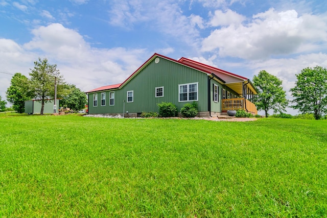 3900 Upper Sharpsburg, Carlisle, KY 40311 - rear view of property featuring a lawn