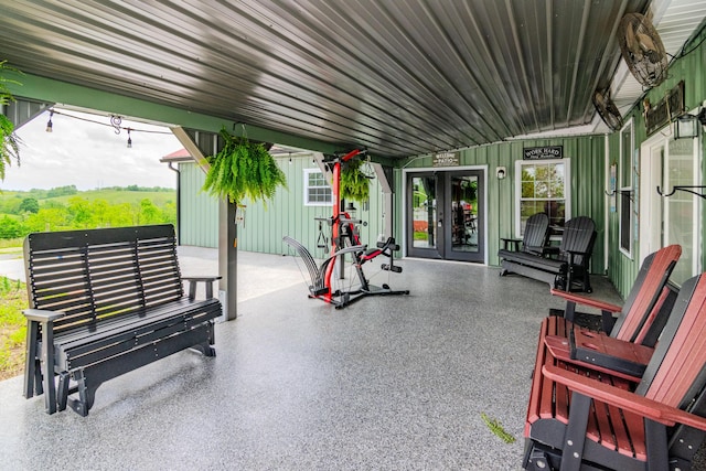 3900 Upper Sharpsburg, Carlisle, KY 40311 - view of patio / terrace with french doors