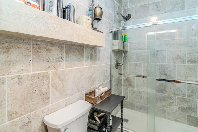 3900 Upper Sharpsburg, Carlisle, KY 40311 - full bath with a shower stall, toilet, and tile walls