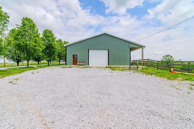 3900 Upper Sharpsburg, Carlisle, KY 40311 - detached garage featuring driveway