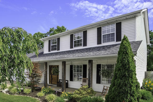113 Bramble Ct, Nicholasville, KY 40356 - view of front facade featuring a porch and a shingled roof