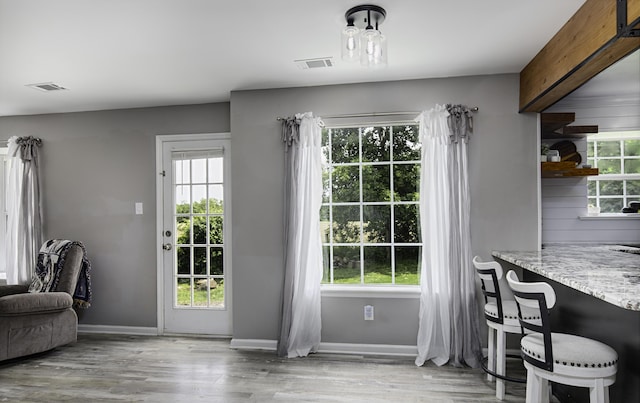 113 Bramble Ct, Nicholasville, KY 40356 - dining area featuring wood finished floors and baseboards